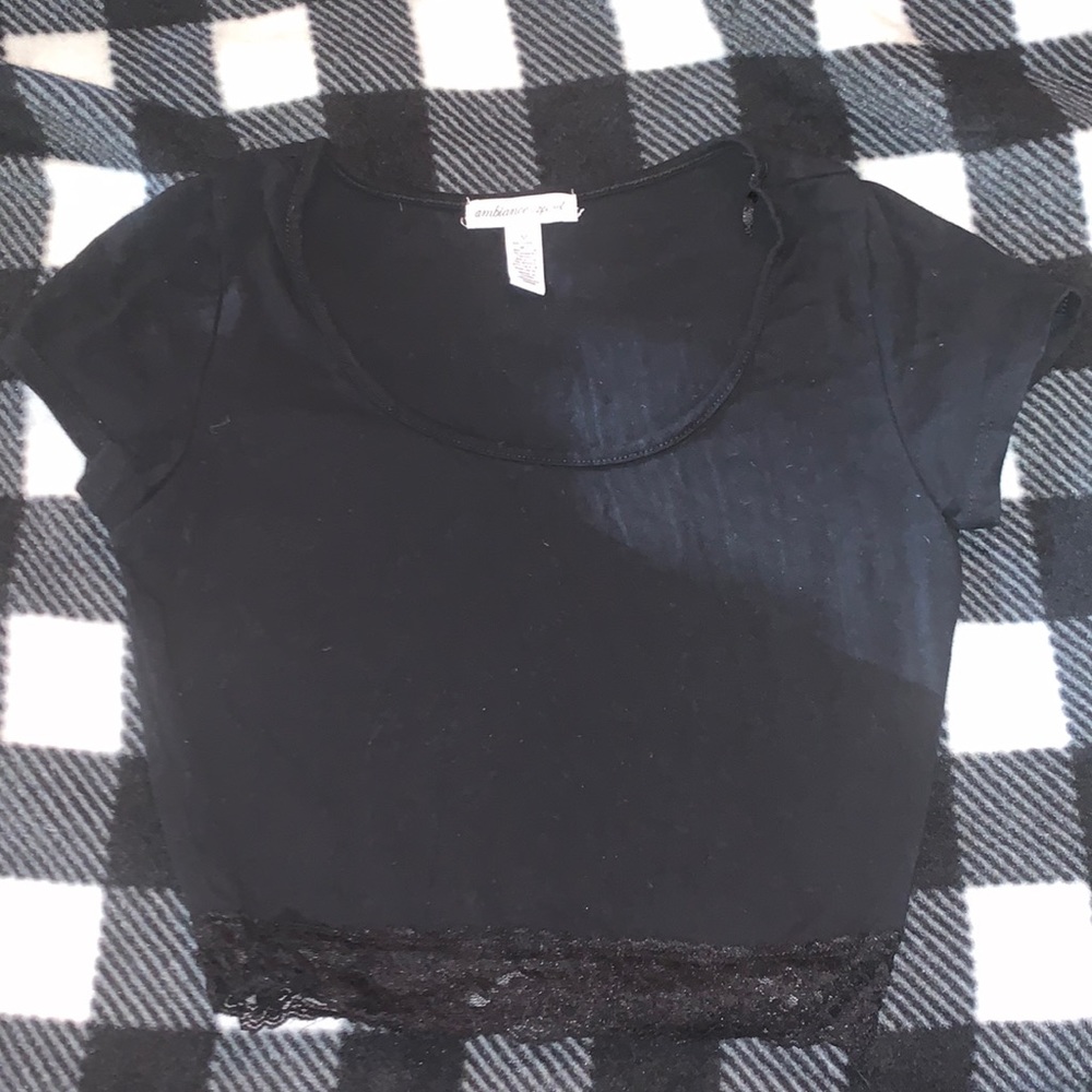 Lace crop top